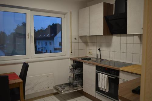 Kitchen, Ferienwohnung Jager in Hofgeismar in Hofgeismar