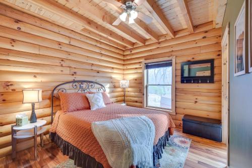 Modern Log Cabin with Rec Room, Steps to Lake! Modern Log Cabin with Rec Room, Steps to Lake!