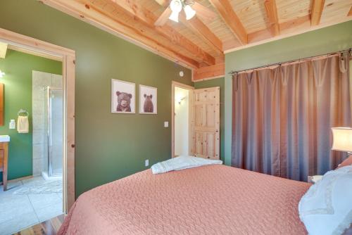 Modern Log Cabin with Rec Room, Steps to Lake! Modern Log Cabin with Rec Room, Steps to Lake!