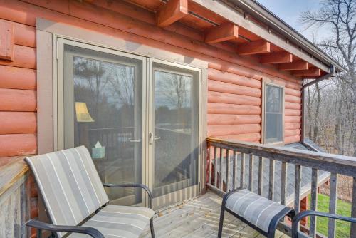 Modern Log Cabin with Rec Room, Steps to Lake! Modern Log Cabin with Rec Room, Steps to Lake!