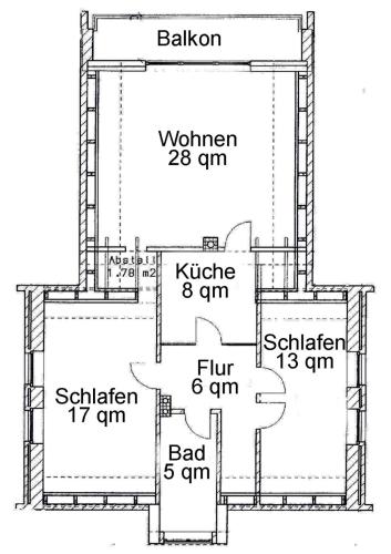 Plan Etaje, Ferienwohnung Schwudke Wohnung 63 in Gartow