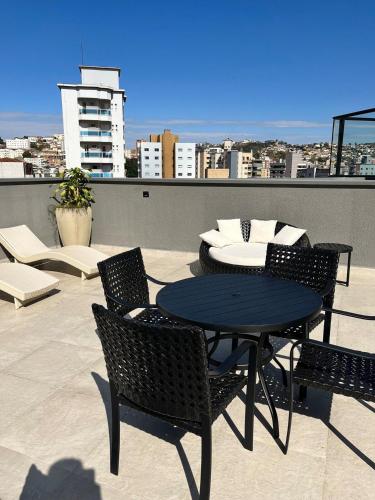 Estudio moderno na melhor localização de Poços