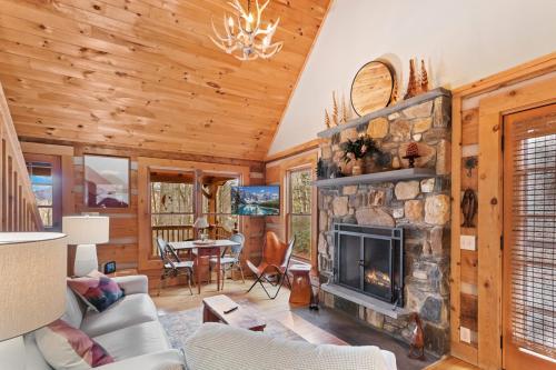 Classic Log Cabin with Cozy Interior