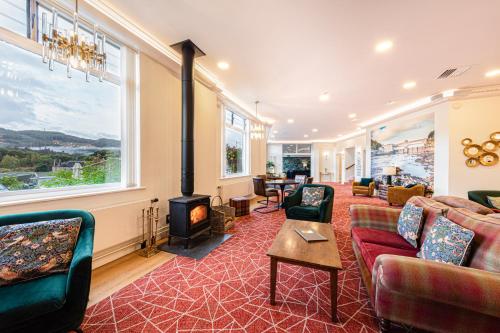 sala de TV, Scotland's Spa Hotel in Pitlochry