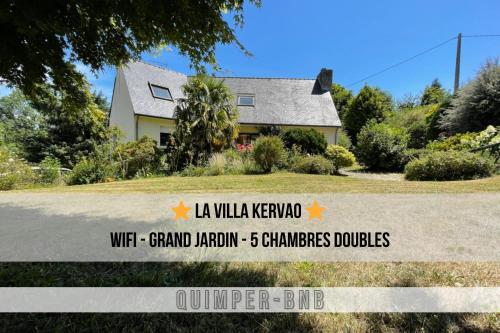 LA KERVAO - Villa 5 chambres - Jardin - Terrasse - Internet - Location saisonnière - Quimper