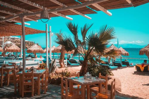 Restaurante, Paradise Beach Resort in Mykonos