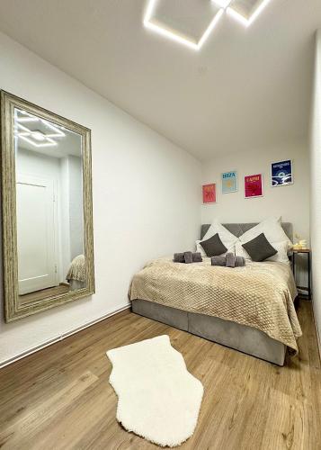 REGENCY Apartments - Traumhafte zentrale 40m2 Wohnung mit Kinoleinwand, WiFi und Netflix, Hannover (fotografie 9)