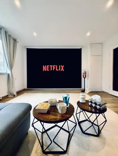 REGENCY Apartments - Traumhafte zentrale 40m2 Wohnung mit Kinoleinwand, WiFi und Netflix, Hannover (fotografie 3)
