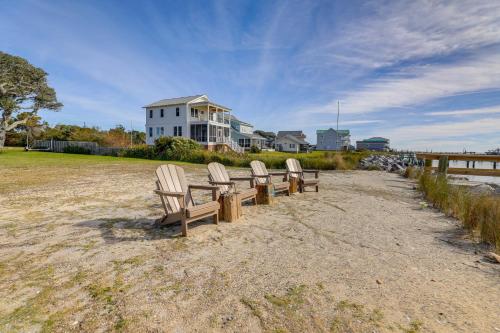 Waterview Home w/ Sunset & Lighthouse Views in Harkers Island (NC)