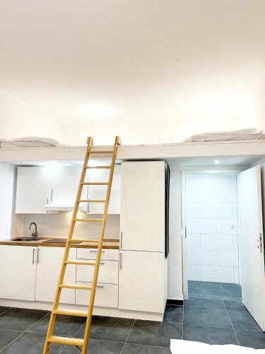 Kitchen, Walluf 3 bis 4 Betten WA1 in Walluf