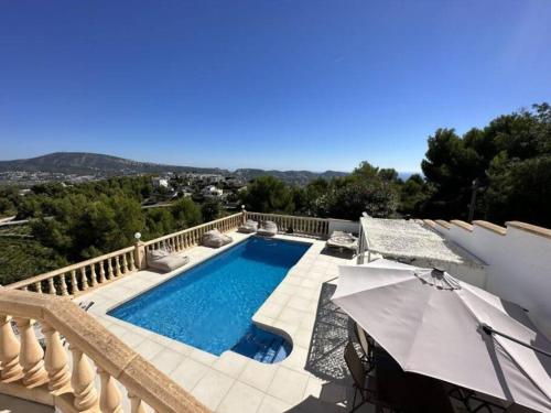 Luxury Four Bedroom Moraira Villa with Heated Pool