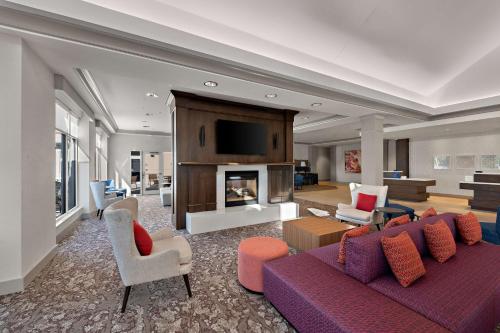 Лоби, HIlton Garden Inn Omaha East/Council Bluffs in Консил Блъфс, Айова