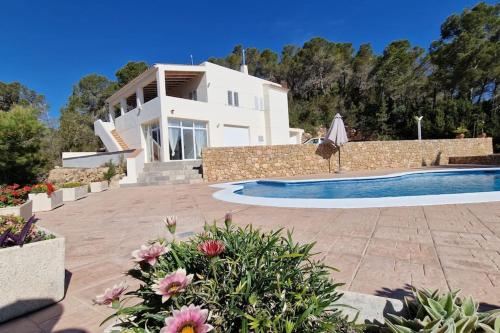 beautiful views with pool in ibiza