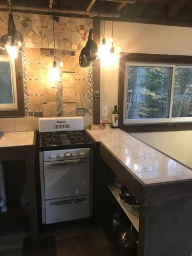 The Creek Cabin at Sky Hollow in Ročestera (VT)