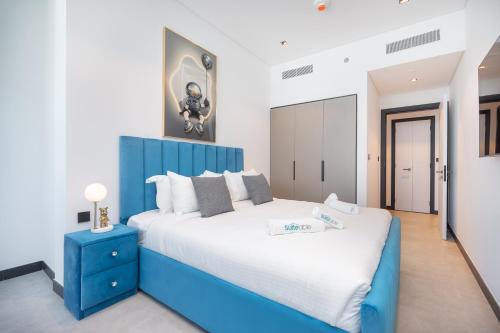 Azure accents apartment with Burj Khalifa view, Dubái (foto 3)