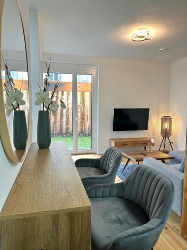 Moderne Erdgeschosswohnung in Augsburg, Deutschland