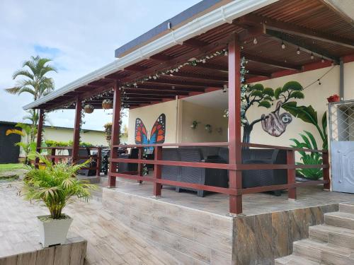 Balcony/terrace, Finca San Mateo in Cotopaxi