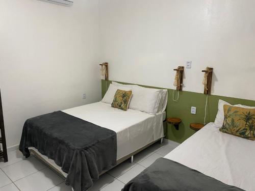 1 double bed, 1 twin bed, 1 bunk bed
