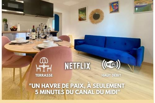 L'annexe du Midi & sa terrasse - Ramonville - Apartment - Ramonville-Saint-Agne