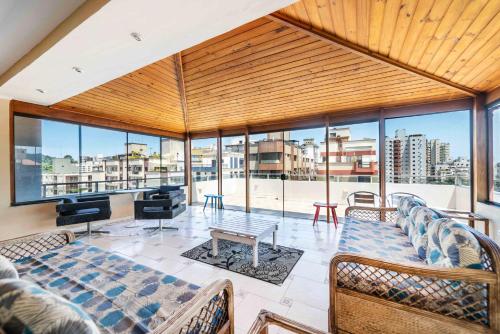 ห้องพัก, Cobertura em Enseada: 10 min da praia/Wi-Fi/TV in เอนเซียดา