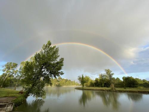 Le panoramique du lac d'isachris - Location saisonnière - Queyrac