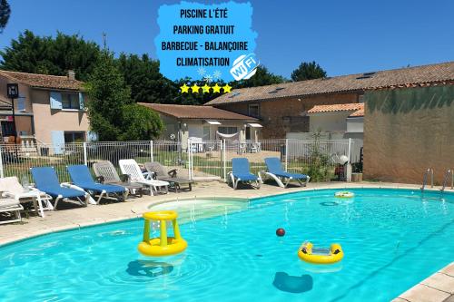 Bel Appartement T2 Climatisé avec piscine Poitiers-Futuroscope-CREPS de Poitiers - Location saisonnière - Vouneuil-sous-Biard