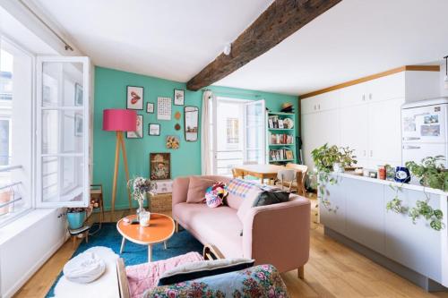 Vibrant & Enchanting 1BD Apartment Le Marais! - Location saisonnière - Paris