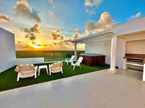 Pezsgőfürdő, Penthouse con Jacuzzi y Panorámicas de Selva (Penthouse con Jacuzzi y Panoramicas de Selva) in San Miguelito