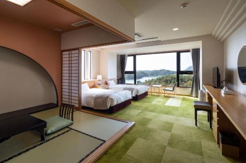 Economy Twin Room with Tatami Area - Shared Bathroom - Non-Smoking