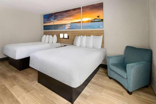 2 queen beds
