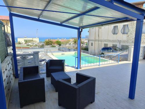  coral Blue Villa With Private Pool in 91011 Alcamo