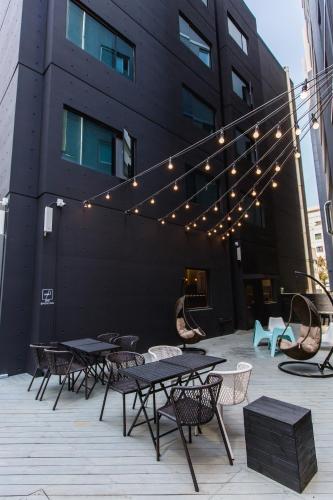 balcon/terrasse, Canvas Hostel Black in Pusan