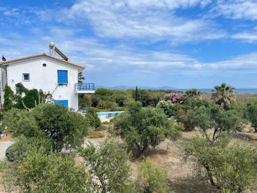 外部景觀, Villa Caretta - direkt an einem einsamen Strand im Süden des Peloponnes (Villa Caretta - direkt an einem einsamen Strand im Suden des Peloponnes) in 史卡拉拉哥尼亞斯