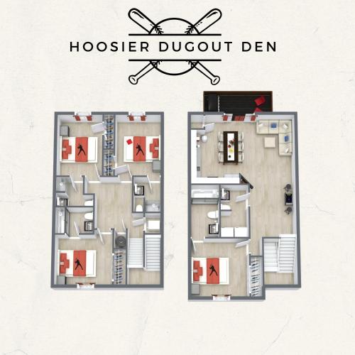 Hoosier Dugout Den in Bloomington, USA