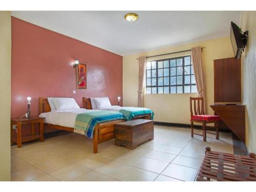 2 twin beds
