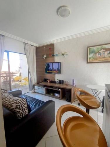 apartamento vista para piscina
