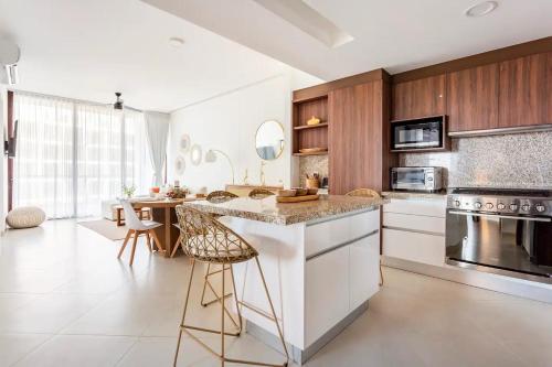 Konyha, Condo in Playa del Carmen Mayakoba in San Miguelito