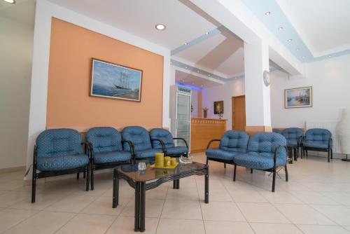 Koplietošanas atpūtas telpa ar TV, Rooms Nancy in Ag. Andreas (Messinia)