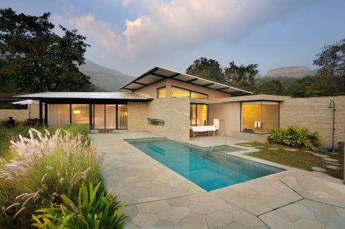 Swimming pool, Dharana at Shillim All Inclusive Luxury Wellness Retreat in Lonavala