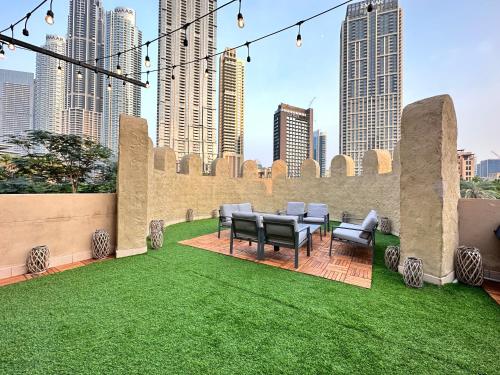 Durrani Homes - Unique Garden Apt at Souk Al Bahar besides Dubai Mall & Burjkhalifa with private jaccuzi, Dubaj (fotografie 3)