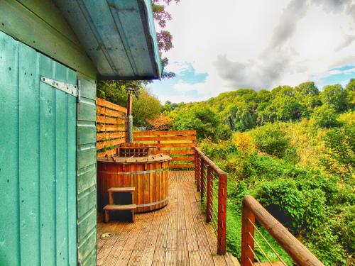 Ceridwen Glamping, double decker bus and Yurts