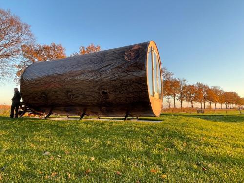 A szálláshely kívülről, Eco-lodge locatie Dalfsen in Verspreide huizen Dalfserveld