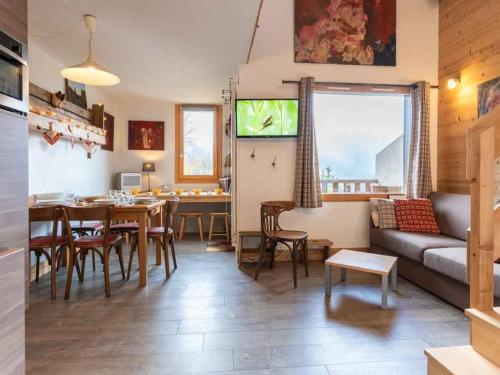 Duplex 3 pièces pour 6 pers, balcon, skis aux pieds, parking dispo - FR-1-291-1005 - Location saisonnière - Les Avanchers-Valmorel