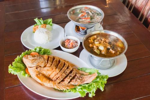Namsai Resort Kanchanaburi - 레스토랑