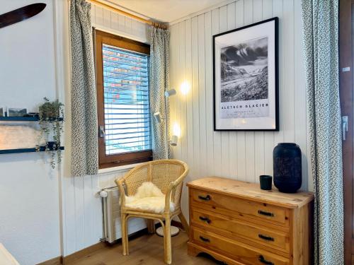 Charming studio, Bettmerhorn view, Bettmeralp (fotografie 9)