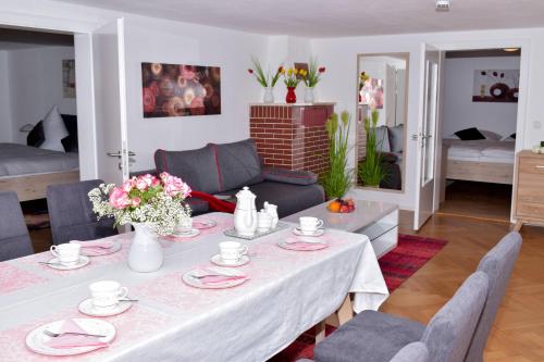 設施, Ferienwohnung am Regierungsplatz in 蘭茨胡特