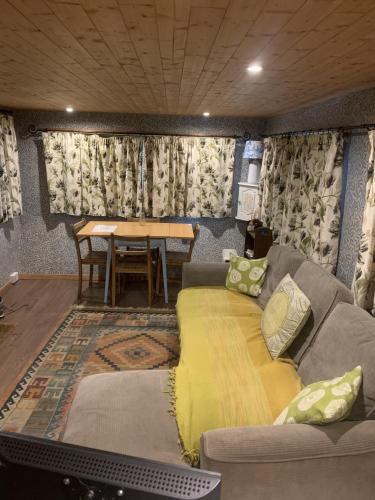 Ceridwen Glamping, double decker bus and Yurts Llangeler