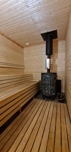 Sauna, finská roubenka pro hosty (finska roubenka pro hosty) in Kladno