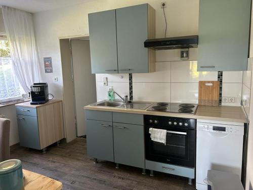 Konyha, Ferienwohnung An der Loipe in Lichtenstein (Tubingen)