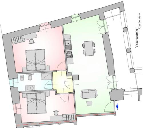 Le Torri - Castiglione Falletto Room Type - Two-Bedroom Apartment - Annex
